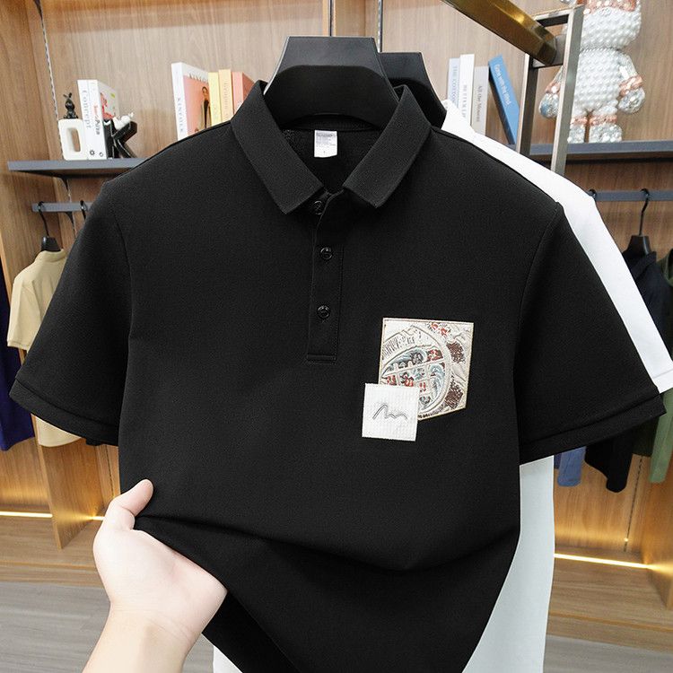 Baroque Crest Pocket Polo T-Shirt - Image 4
