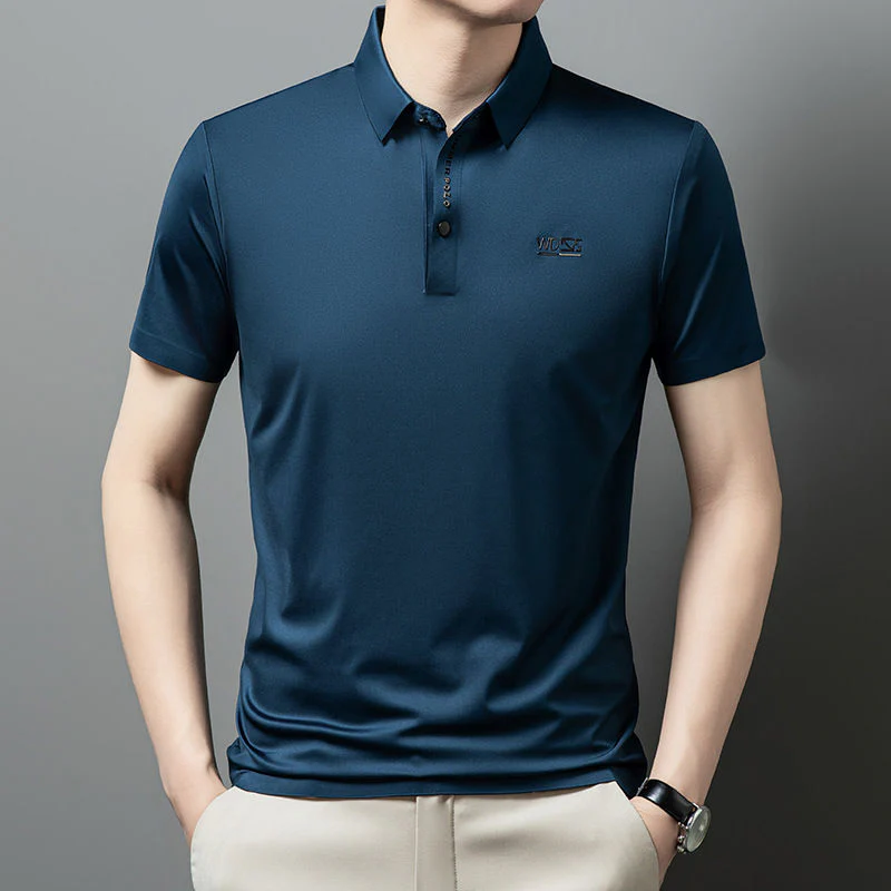 ShadowLuxe Crest Polo T-Shirt - Image 6